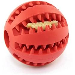 None/Brand Dog Toy bite Ball cat Rubber Round Toy Leakage Ball Molar Ball pet Supplies