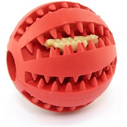 None/Brand Dog Toy bite Ball cat Rubber Round Toy Leakage Ball Molar Ball pet Supplies