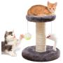 LUOWAN Cat Scratch Post with Sisal Rope and Soft Smooth Plush Cover,Cat Scratching Post, Suit for Small Cat