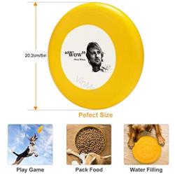 Pet Frisbee Flying Disc Dog Toy - Multifunction Wow (Owen Wilson)