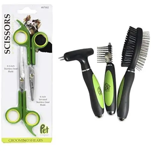 Pet Magasin Grooming Scissors Kit & Pet Magasin Grooming Brushes Bundle Pet Magasin Grooming Scissors Kit & Pet Magasin Grooming Brushes Bundle