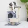 N/D cat Trees and Towers Scratching Post ,Cat Platform with cat Litter, Two-Story cat Playground Furniture N/D cat Trees and Towers Scratching Post ,Cat Platform with cat Litter, Two-Story cat Playground Furniture