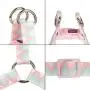 PetLoft Dog Harness, Soft Texture Adjustable Dog Harness in Funny Print Dual Stainless Steel Rings and Durable Easy Leash Clip (S, Pink) PetLoft Dog Harness, Soft Texture Adjustable Dog Harness in Funny Print Dual Stainless Steel Rings and Durable Easy Leash Clip (S, Pink)