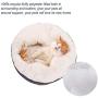 EMME Cats Bed Small Dog Bed 20in Donut Cat Bed Round Shape Dog Beds with Non-Slip Bottom Cozy, Warming and Machine Washable Cuddler Cushion Bed for Puppy Kitten and Newborn Pets