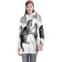 C COABALLA Abstract Modern Stripes Lines Black and GrayBackground -,Womens Sweatshirt Casual Long Sleeve Pullover Hood C COABALLA Abstract Modern Stripes Lines Black and GrayBackground -,Womens Sweatshirt Casual Long Sleeve Pullover Hood