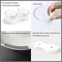 Double Cat Bowl with Raised Stand,15°Tilted Platform Cat Feeders Food and Water Bowls,Reduce Neck Pain for Cats and Small Dogs