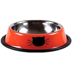 SAsagi Stainlless Steel Pet Bowl,Anti Overturn Dog Cat Food Water Container Premium Automatic Water Dispenser Feeder for Cats Dogs Pets