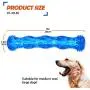 ZNOKA TPR Squeak Dog Chew Bone Toy, Bite Resistant Durable Tough Rubber Non-Toxic Tooth Cleaning Toy for Aggressive Chewer, Floating & Suitable for Pool Use(Large)