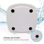 Gelible Pet Water Bowl Dispenser No-Spill,Slow Water Floating Feeder Bowl, Travel Carried Dog Clear Water Bowl