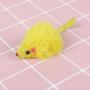 Pudwy 10 pcs/Set Mini Funny Rabbit Fur False Mouse Simulation Mice with Squeak Noise Playing Toys for Cats Kitten Pet Supplies