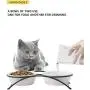 Pet Feeder Double Ceramic Bowl for Small Dogs and Cats Pet Feeder Double Ceramic Bowl for Small Dogs and Cats