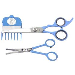 Scaredy Cut Silent Clipper and TINY TRIM Scissor Package, Blue