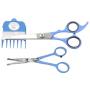 Scaredy Cut Silent Clipper and TINY TRIM Scissor Package, Blue