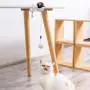 DSstyles Electric Cat Teaser Ball,Automatic Lifting Spring Rod Lifting Ball Interactive Puzzle Toy