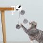 SUGN Automatic Pet Teasing Exercise Playing Hairball Ball Pet Supplies Cat Toy(Pink)