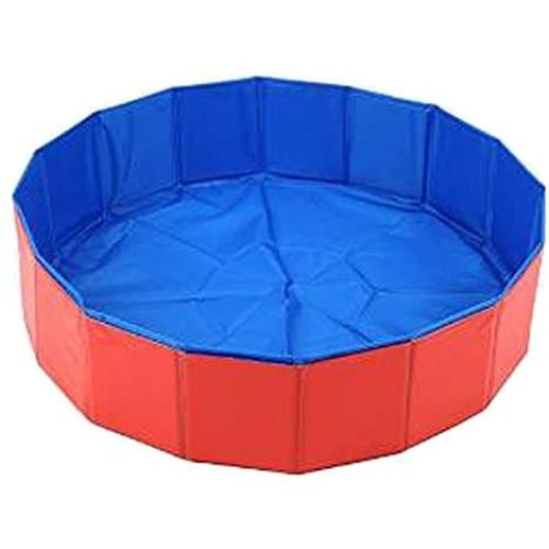 LUXEHOME Foldable Dog Pet Swimming Pool Bathing Tub, 31.5x8 inches