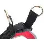 Tre Ponti Fibbia Small Dog Harness with Adjustable Belly Strap, 3.5 cm, Red