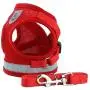 Xiaoyu Reflective Dog Vest Harness Leash Set, Harness Adjustable 3M Reflective Vest Small, Medium, Large Dogs