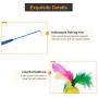 Blusea 14PCS Cat Toy, Feather Mouse Tunnel for Pet Puppy Gift Blusea 14PCS Cat Toy, Feather Mouse Tunnel for Pet Puppy Gift