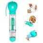 Esing Dog Water Bottle for Walking,Portable Puppy Drink Cup,17oz Pet Travel Water Bowl Dispenser with Food Containers&Garbage Bags