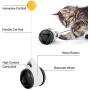 Hippie Soul Balanced Cat Toy with Ball, Interactive Toy for Cats, Catnip Cat Toy, Activity & Training, Interactive Toys for Indoor Cats Rotating Rolling Balls