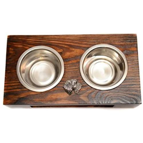 Soft-Coated Wheaten Terrier , a Dogs Bowl with a Relief from ArtDog
