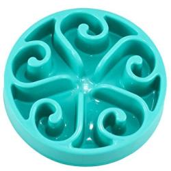 PETCEE Slow Feeder Dog Bowls Dog Cat Food Bowl Pet Bowls for Small Medium Large Dogs Cats Dog Water Food Bowl Dog Anti Choking Slow Eating Bowl with Non-Slip Rubber at The Bottom