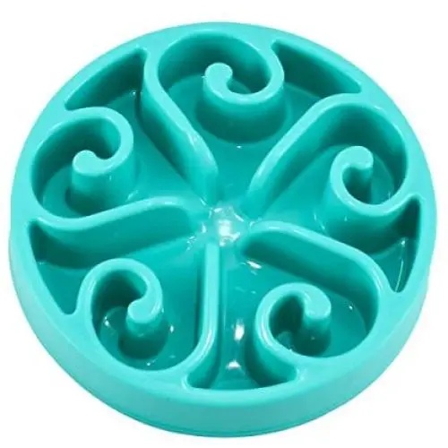 PETCEE Slow Feeder Dog Bowls Dog Cat Food Bowl Pet Bowls for Small Medium Large Dogs Cats Dog Water Food Bowl Dog Anti Choking Slow Eating Bowl with Non-Slip Rubber at The Bottom