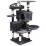 SUPERJARE Cat Tree Condo Furniture with Scratching Posts, Plush Cozy Perch and Dangling Balls, Multi-Level Kitten Tower SUPERJARE Cat Tree Condo Furniture with Scratching Posts, Plush Cozy Perch and Dangling Balls, Multi-Level Kitten Tower