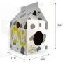 InnoPet Cat Scratcher Cardboard House,Milk Carton Cat Condo for Cats with DIY, Corrugated Cat Cardboard Box, Pad Scratch Toy, Bonus Catnip Included. InnoPet Cat Scratcher Cardboard House,Milk Carton Cat Condo for Cats with DIY, Corrugated Cat Cardboard Box, Pad Scratch Toy, Bonus Catnip Included.
