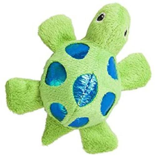 SPOT Ethical Pets 52076 Shimmer Glimmer Turtle Catnip Toys
