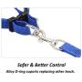 TBRAND Soft Padded Dog Vest Harness and Leash Set, No Pull Reflective Adjustable Pet Vest Harnesses for Puppy Kitten, Soft Mesh Chest Harness for Pet Kitten Puppy Rabbit