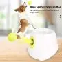 Automatic Pet Ball Launcher, Dog Toy Interactive Timing Tennis Throwing Machine, for Training and Playing, Mini Style 3 Balls Included Automatic Pet Ball Launcher, Dog Toy Interactive Timing Tennis Throwing Machine, for Training and Playing, Mini Style 3 Balls Included