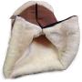 MiaoKa 2-in-1 Fleece Cat Tunnel, Beds Self Warming Tube & Pets Cave, Cuddle Burrow Cozy Covered Sleep Zone Mat for Cats Indoor