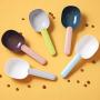 Maubooyu Dog Food Scoop, Plastic Measuring Cup Pet Food Feeding Spoon 1 Cup Size with Ergonomic Bag Clip Handle for Dry Liquid Dogs Cats Birds and Kitchen Seasonings