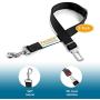 PAWBEE Car Dog Seat Belt - 2 Pack Safety Pet Seatbelt - Adjustable Car Seatbelt For Dogs - Dog Seat Belt For Vehicles - Safety Dog Car Seat Belt - Durable Nylon Dog Seatbelt With Stainless Hook & Clip