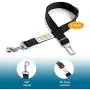 PAWBEE Car Dog Seat Belt - 2 Pack Safety Pet Seatbelt - Adjustable Car Seatbelt For Dogs - Dog Seat Belt For Vehicles - Safety Dog Car Seat Belt - Durable Nylon Dog Seatbelt With Stainless Hook & Clip
