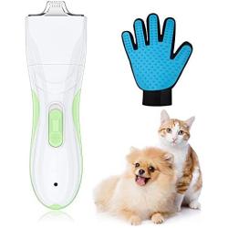 TURN RAISE Pet Grooming Clipper, Rechargeable Cordless Cat and Dog Clippers, Low Noise Electric Pet Trimmer, Pet Clipper for Trimming The Hair Around Face, Eyes, Ears, Paw, Rump