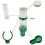 FANGULU Automatic Water Feeder+ Automatic Feeder+ Add Food Scoop Pet Bird Feeder Applicable to Parrots Myna Larks (11 Pieces Combination)