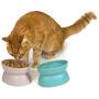 Kitty City Raised Cat Food Bowl Collection, Stress Free Pet Feeder and Waterer