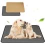 laamei Small Dog Pee Pads 2 Pack, Absorbent Reusable Training Pee Pads for Dogs, Whelping Pads Washable and Waterproof, Non-Slip Dog Pee Mat for Cats