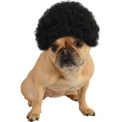 Rubies Pet Costume Afro Curly Wig, Black