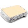 Hollypet Pet Bed, Self-Warming Bed for Cat and Small Medium-Sized Dog Puppy Rectangle Plush Sofa, Gray