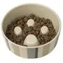 PetRageous 12017 Metro Slowfeed Dishwasher Safe Dog Food Bowl with 4-Cup Capacity 7-Inch Diameter 2.25-Inch Tall for Medium and Large Dogs and Cats, Multi-Colored, Off-White PetRageous 12017 Metro Slowfeed Dishwasher Safe Dog Food Bowl with 4-Cup Capacity 7-Inch Diameter 2.25-Inch Tall for Medium and Large Dogs and Cats, Multi-Colored, Off-White