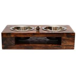 Bull Terrier, a Dogs Bowl with a Relief from ArtDog