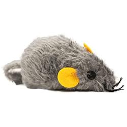 Boss Pet Scruffys Catnip Large Gray Loveable Mouse Cat Toy