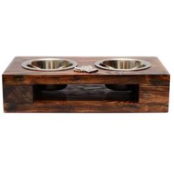 Deutsche Dogge Cropped, Great Dane, a Dogs Bowl with a Relief from ArtDog