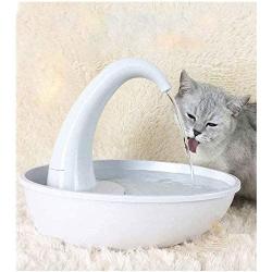 DFVV Pet Water Dispenser Smart Pet Drinking Fountain Water Fountain, Cat Dog Drinking Water Fountain Drinking Water Dispenser Healthy Cat Waterfall Volume: 2.36L Live Spring Drinker Pet Feeder