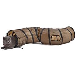 PAWZ Road Cat Toys Collapsible Tunnel for Rabbits, Kittens, Ferrets and Dogs