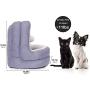 PETXIAOWU Cat Beds for Indoor Cats, Kitten, Small Dog, Rabbit Bed, Water-Resistant Surface, Anti-Slip Bottom & Double-Sided Inner Pad